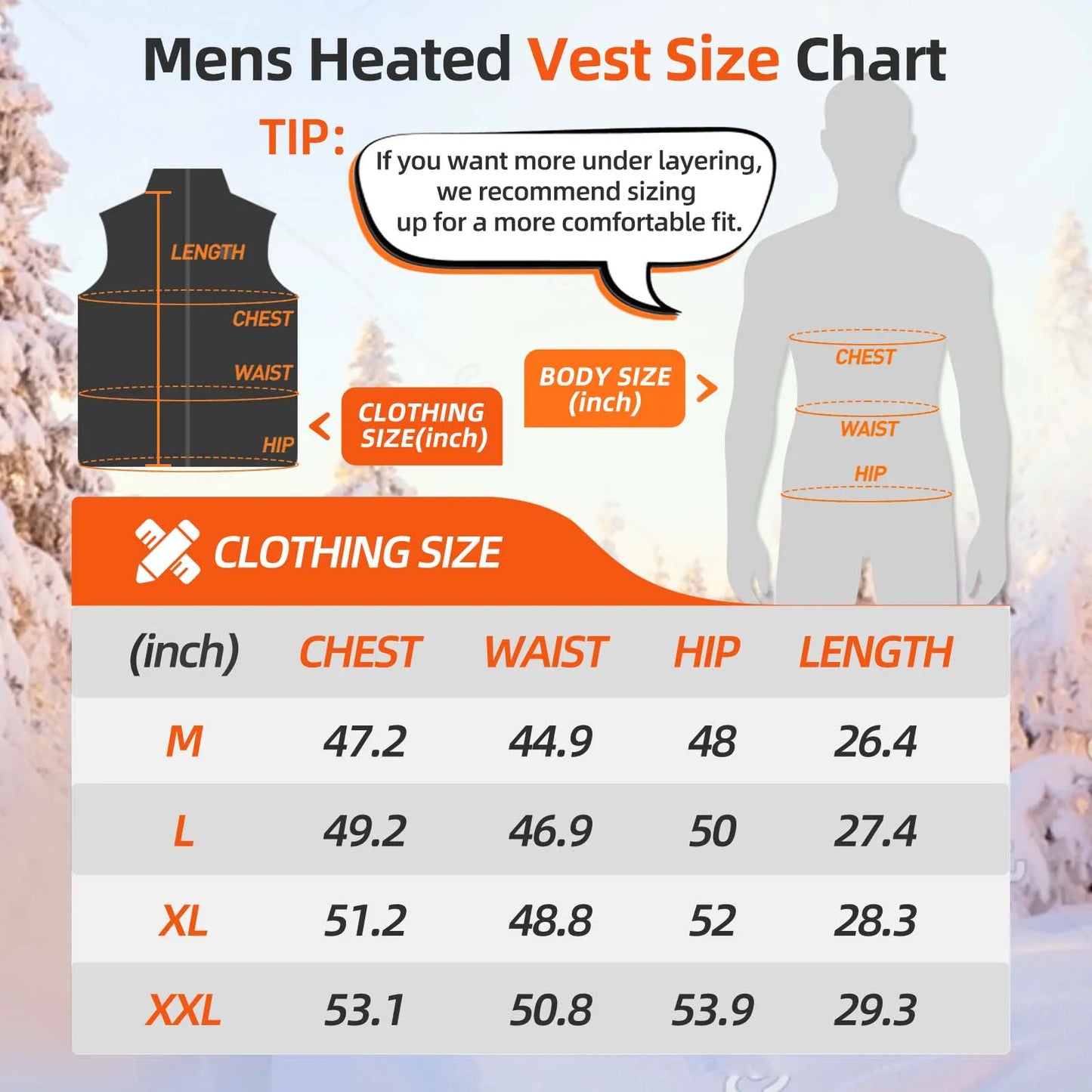 Heated Vest With APP Control Men Jacket Heated Winter Womens Heater Jacket Thermal Vest Body Warmer Outdoor Sports Coat