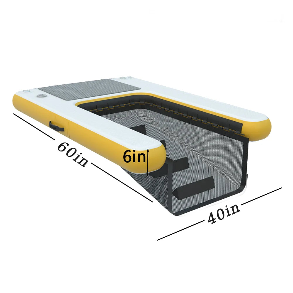 Summer Inflatable Pet Ramp, Dog Water Ramp, Boat Float, Dock, Pool Large Dog Climb Out of Water