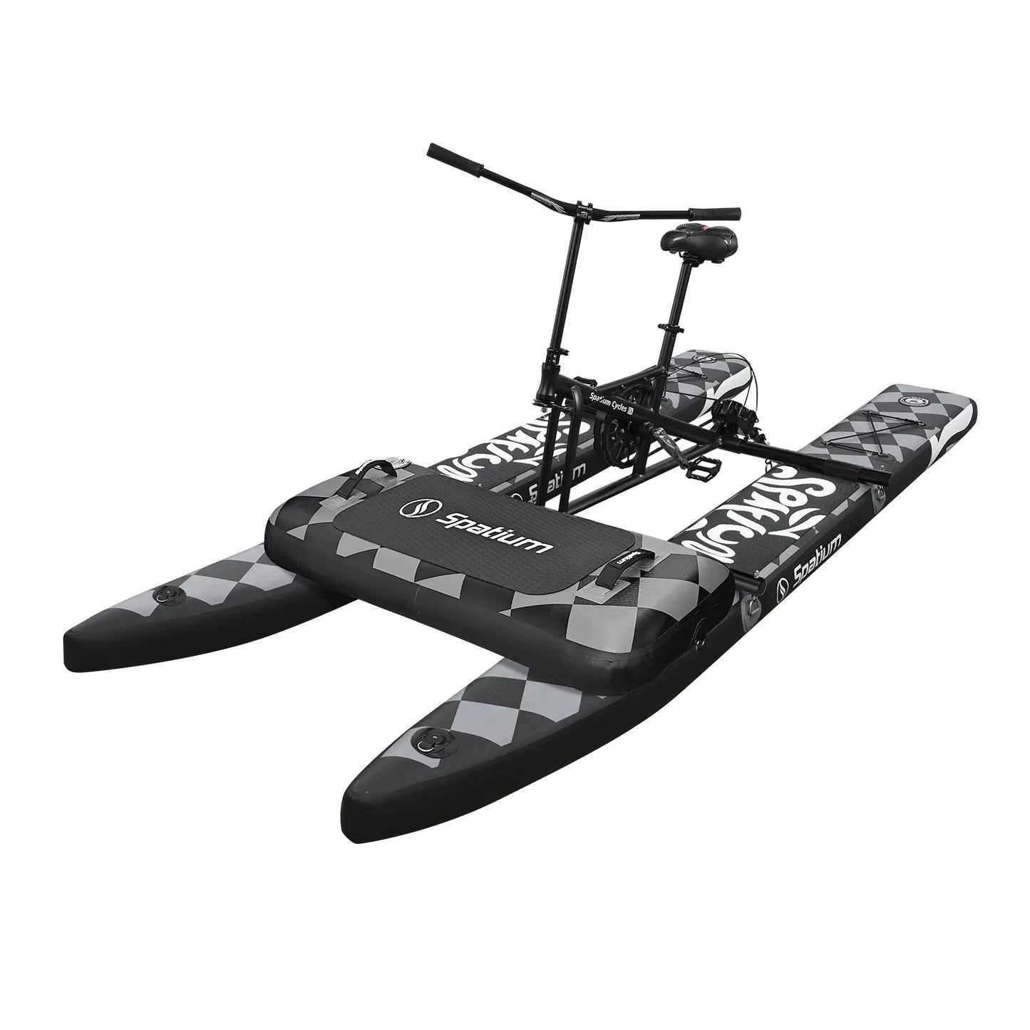 Spatium Sup Water Bike 2.0 Inflatable Pedal Boat Inflatable Pedal Kayak Water Bikes for Lake Fishing Pedal Boat More Stable
