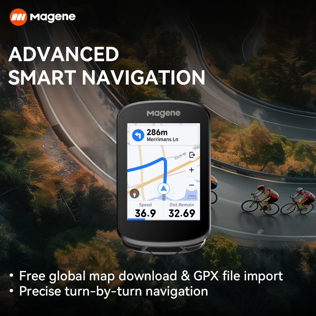 Magene C506 GPS Bike Computer Touchscreen Navigation Cycle Speedometer Bicycle Odometer