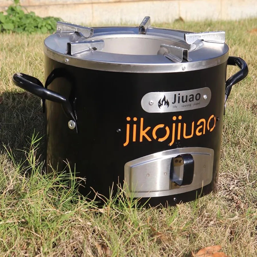 Portable Rocket Stove for Outdoor Cooking Efficient Charcoal Jiko Stove Designed for Camping Hiking BBQ and Emergency Use Compa