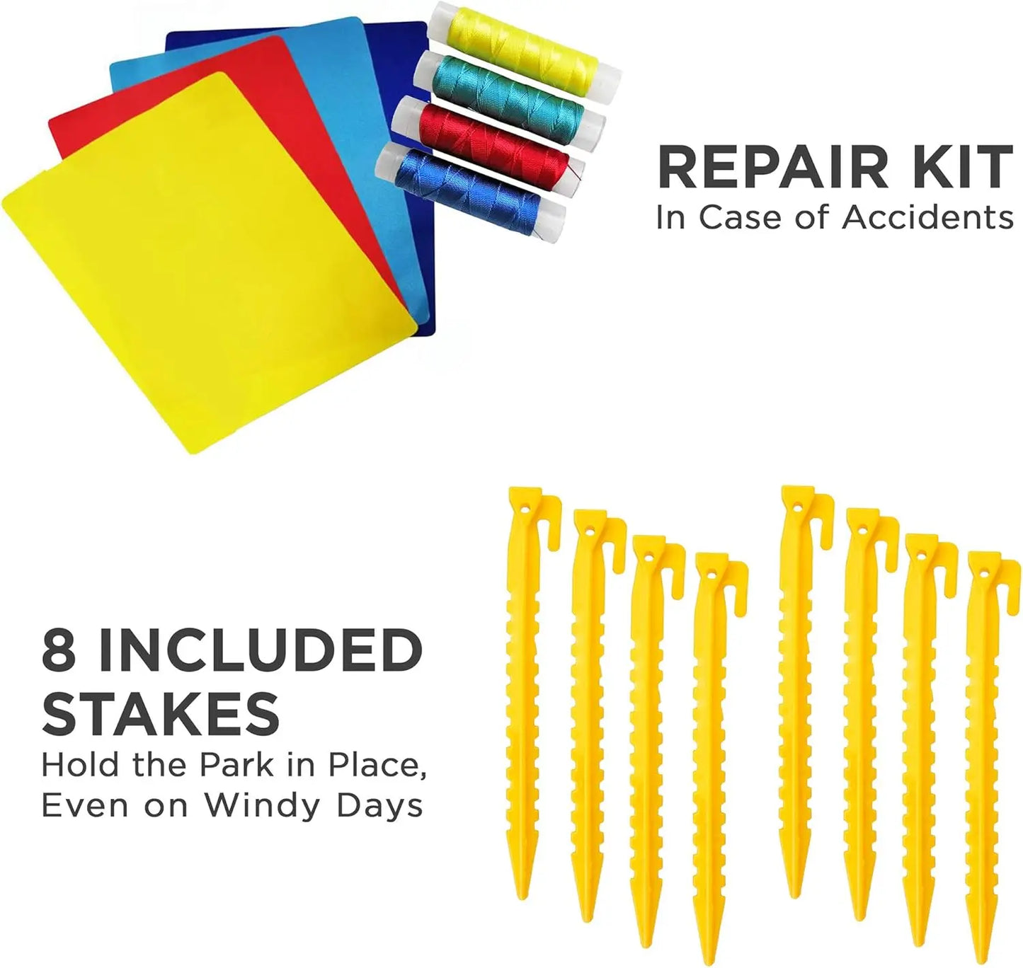 Ultra Climber Inflatable Water Slide Park – Heavy-Duty for Outdoor Fun - Climbing Wall, Two Slides & Splash Pool – Easy to Set U