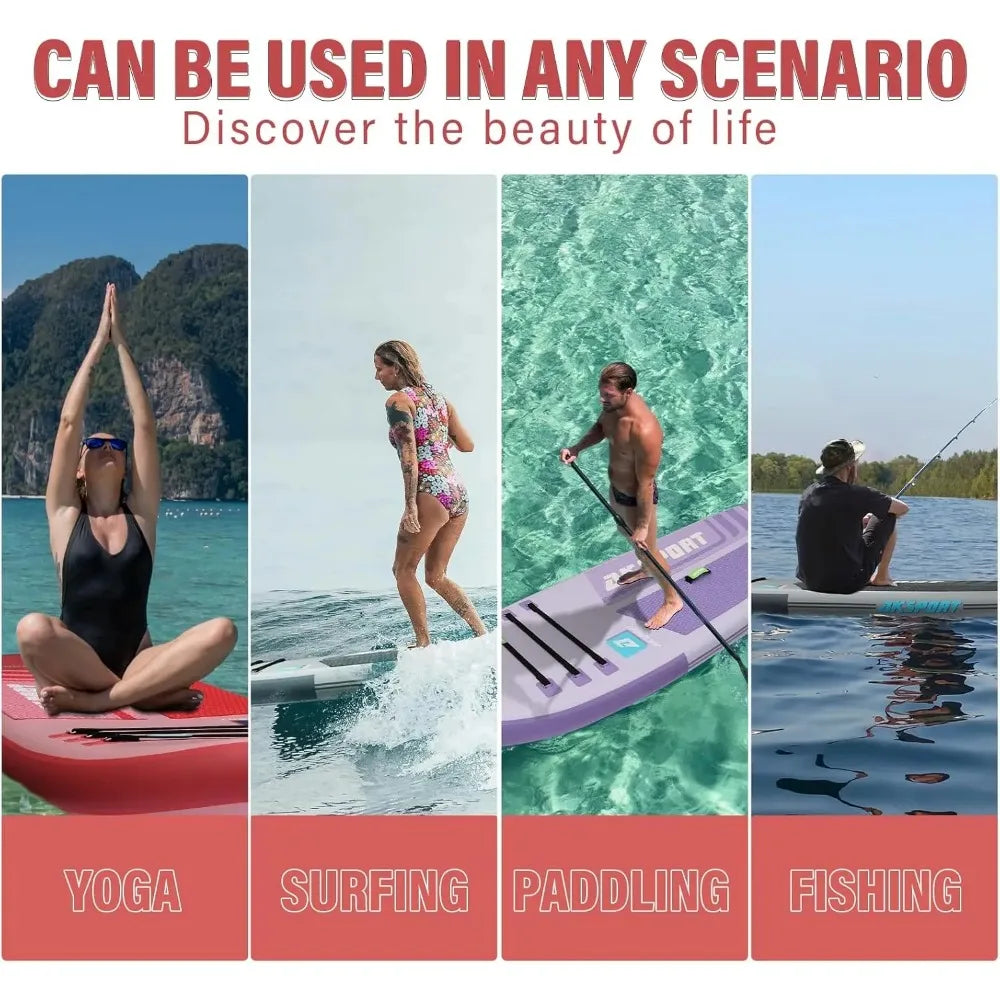 Inflatable Stand Up Paddle Board with Premium SUP Board Accessories,Inflatable Paddle Boards for Youth & Adult