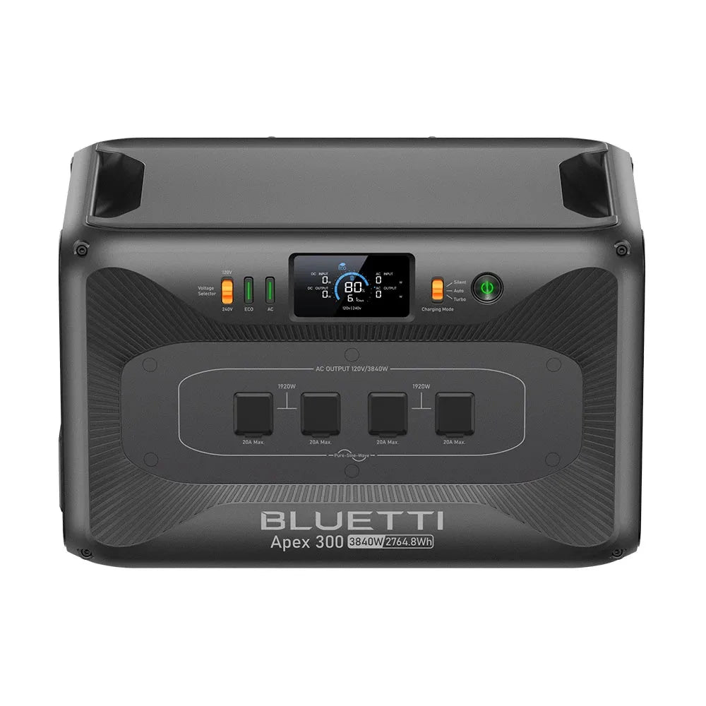 【RENEW 】BLUETTI Apex 300 2764Wh Portable Power Station Reliable Energy Solution for Home and Outdoors