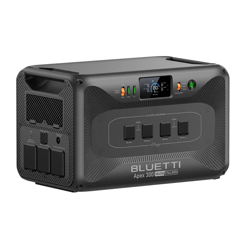 【RENEW 】BLUETTI Apex 300 2764Wh Portable Power Station Reliable Energy Solution for Home and Outdoors