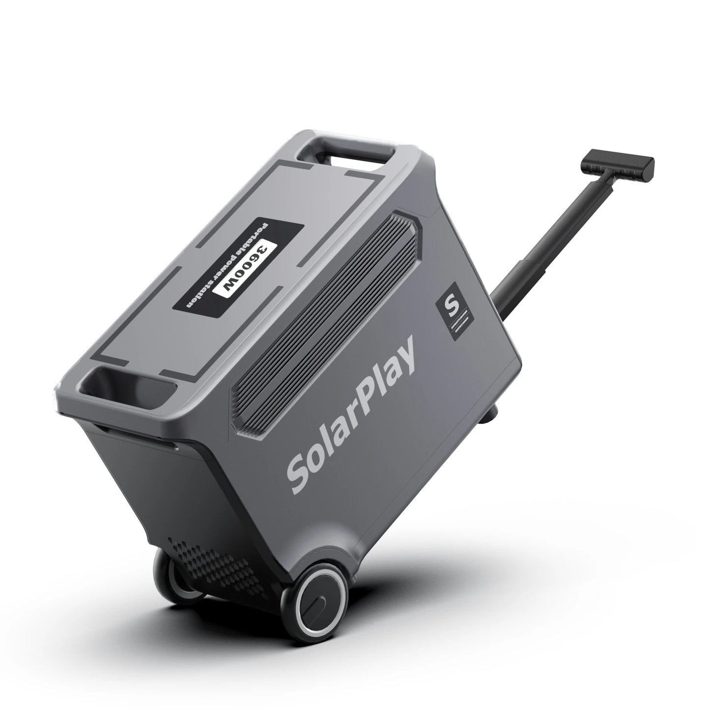 SOLARPLAY 3600W Portable Power Station 3840WH Outdoor Generator With Folable Solar Panels For Home Emergency Outdoor Camping