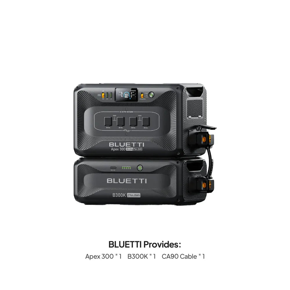 【RENEW 】BLUETTI Apex 300+B300K 5529.6Wh Portable Power Station High Capacity Fast Charging Outdoor Generator