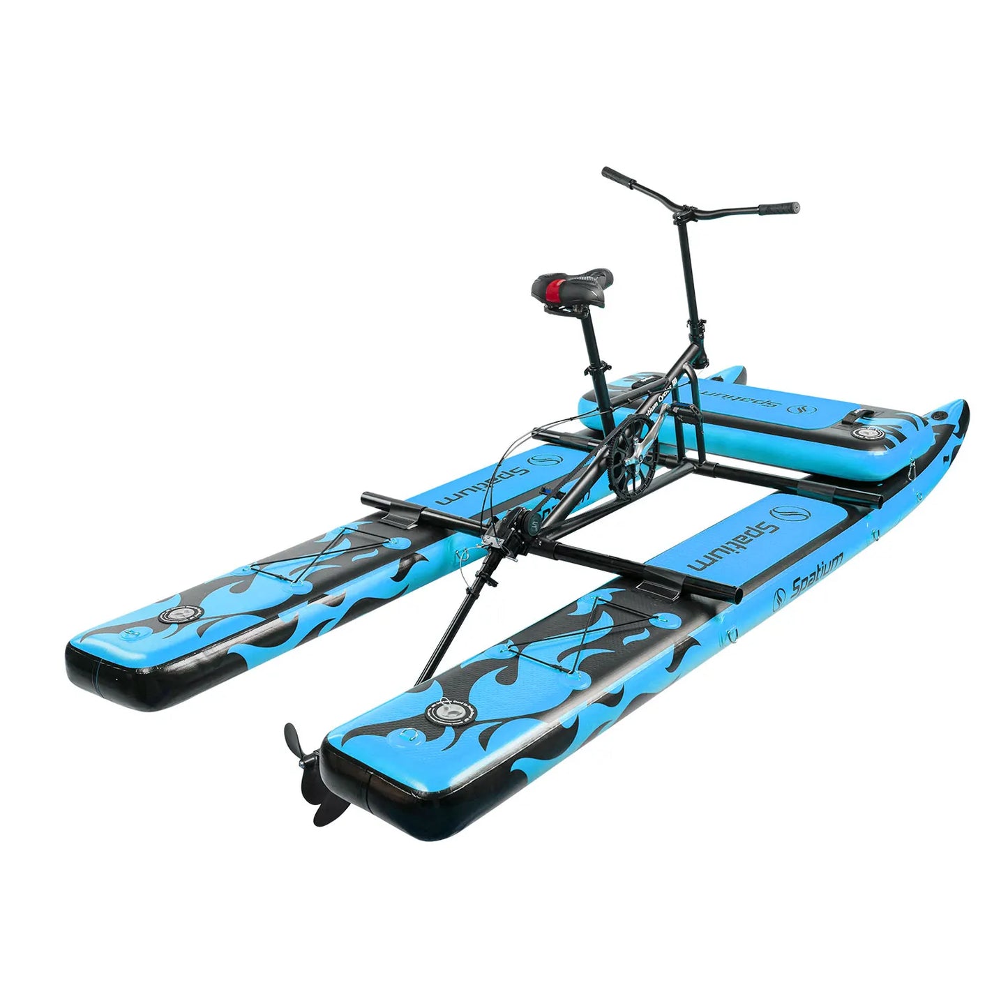 Spatium Sup Water Bike 2.0 Inflatable Pedal Boat Inflatable Pedal Kayak Water Bikes for Lake Fishing Pedal Boat More Stable