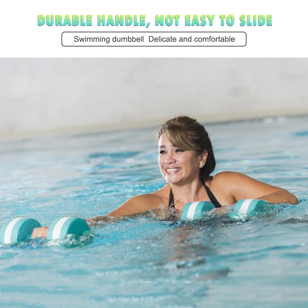 2x Fitness Gym Equipment Accessories Water Aerobics Dumbbell Aquatic Barbell Aqua Fitness Pool Swimming Exercise
