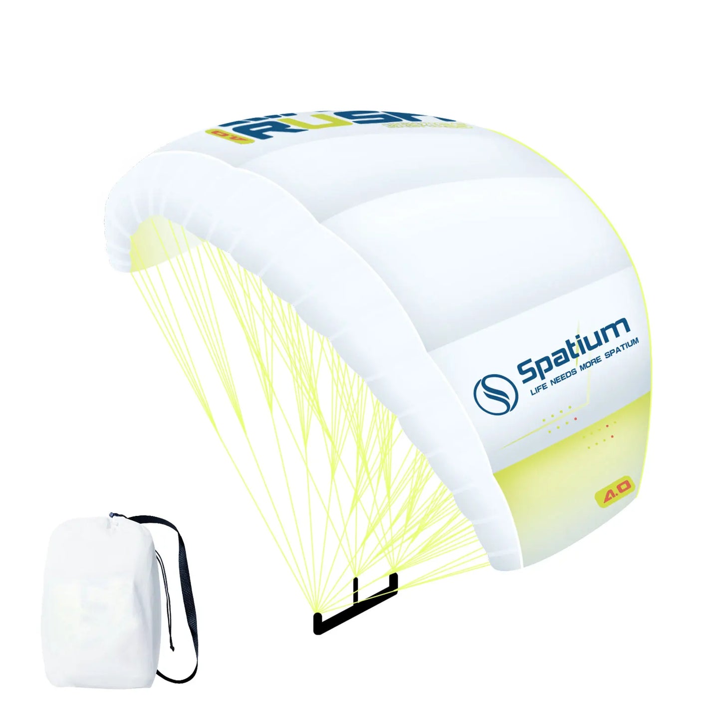 Spatium 4㎡ Parawing Lightweight and Easy to Operate for WingFoil SurfWing Hydrofoil Board Downwind Kitesurfing Kite for Beginner