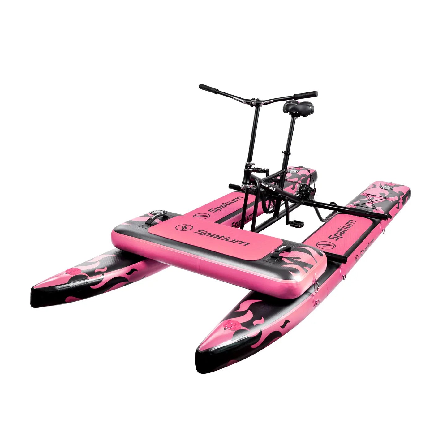 Spatium Sup Water Bike 2.0 Inflatable Pedal Boat Inflatable Pedal Kayak Water Bikes for Lake Fishing Pedal Boat More Stable