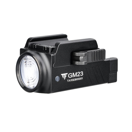 Trustfire GM23 Tactical Led Flashlights 800Lumen Rail Mounted Quick Release USB Rechargeable Light for Taurus Glock 17 19