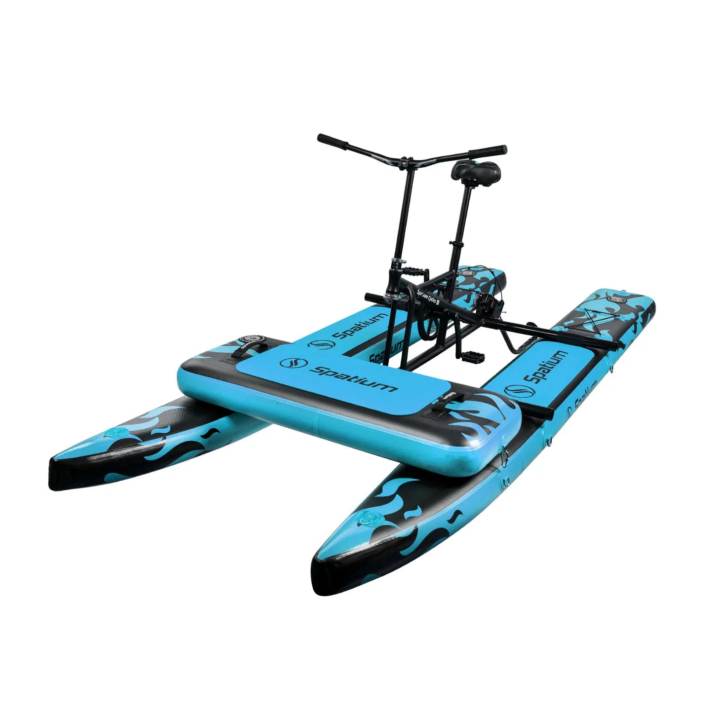 Spatium Sup Water Bike 2.0 Inflatable Pedal Boat Inflatable Pedal Kayak Water Bikes for Lake Fishing Pedal Boat More Stable