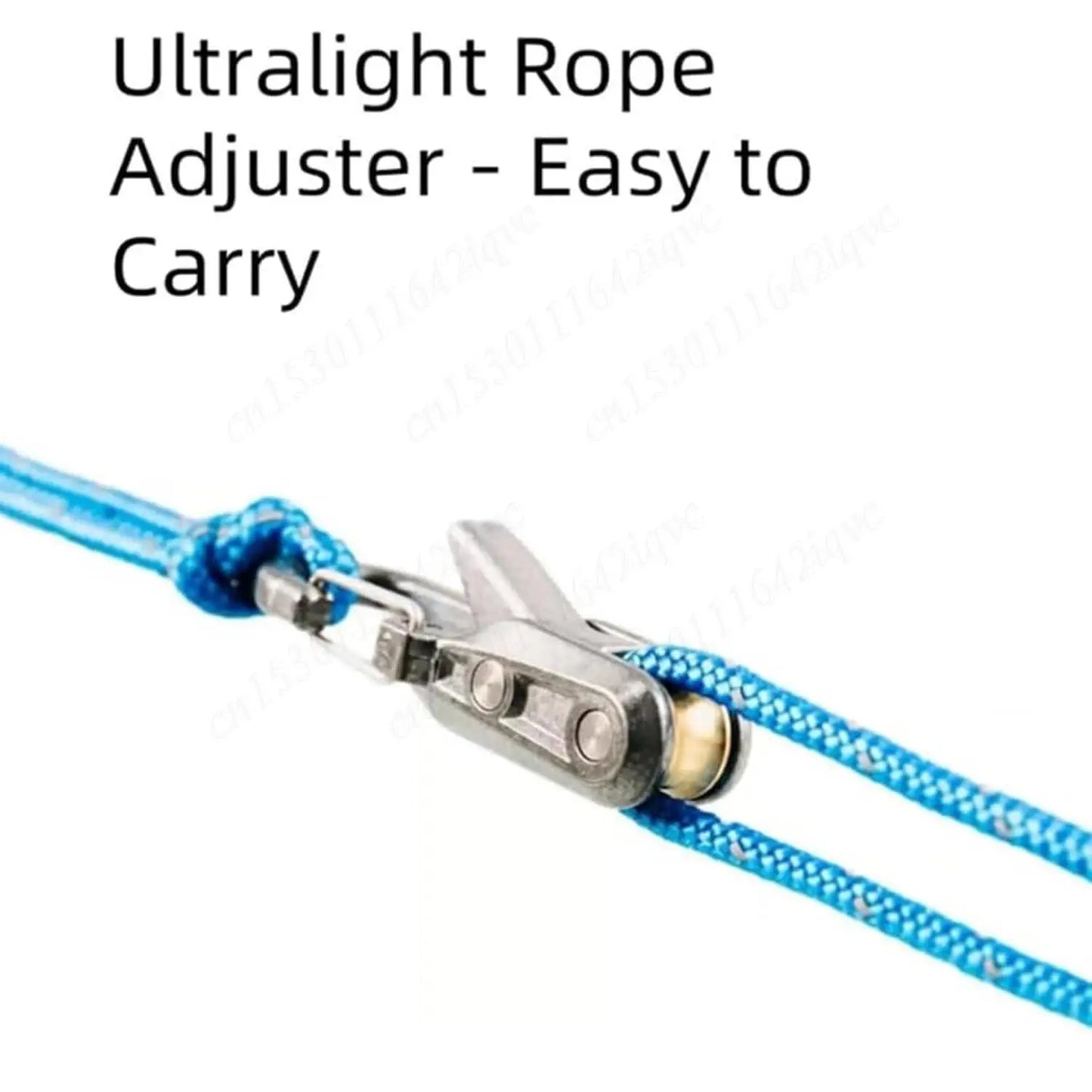 Rope Adjuster Outdoor Rope Stopper Tightener Adjustable Buckle Rope Hook Tension Adjuster Outdoor Tools for Camping Hiking