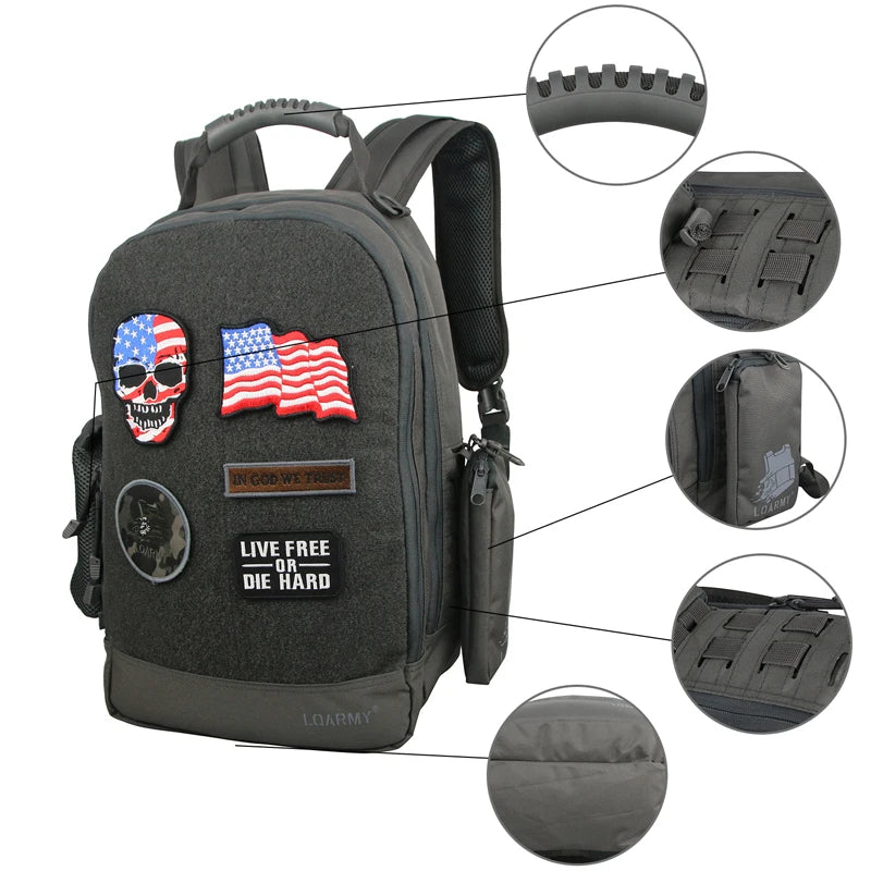 35L Outdoor Tactical Backpack Military Rucksacks Men Waterproof Multi-function Military Tactical Laptop Bag