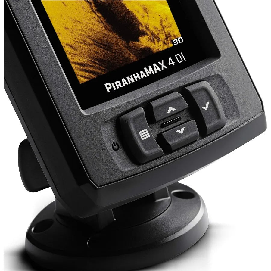 Humminbird PiranhaMAX 4 Fish Finder with Down Imaging Technology for Enhanced Depth and Structure Detection in Freshwater and S