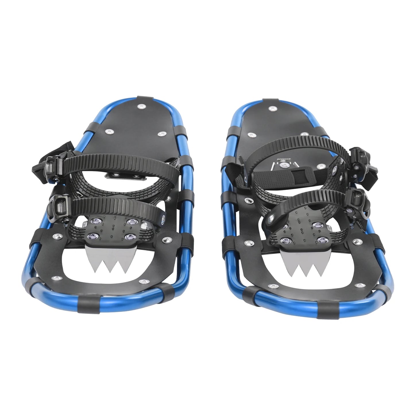 25 Aluminum Lightweight Snow Shoes With Trekking Poles Carrying Bag Anti-Slip Durable For Winter Outdoor Hiking Camping Adults