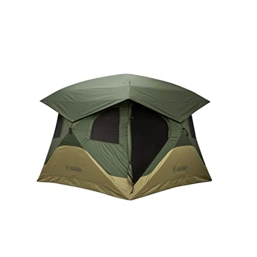 T4 Overland Edition GT401GR Pop-Up Portable Camping Hub Tent Easy Instant Set up in 90 Seconds Alpine Green/Moss 4-Pers