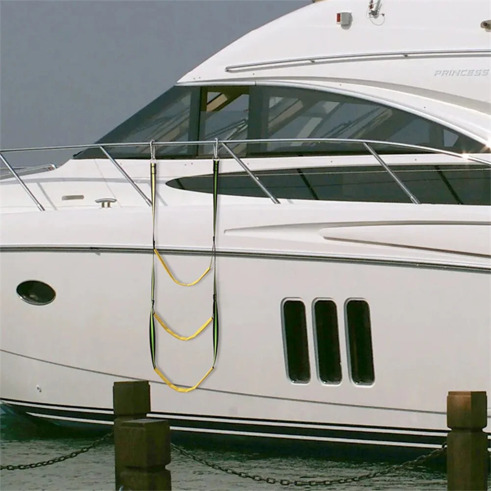 5 Step Launching Ladder Boat Folding Ladder Boat Rope Ladder Portable Yacht Boat Side Hanging Ladder Boat Accessories