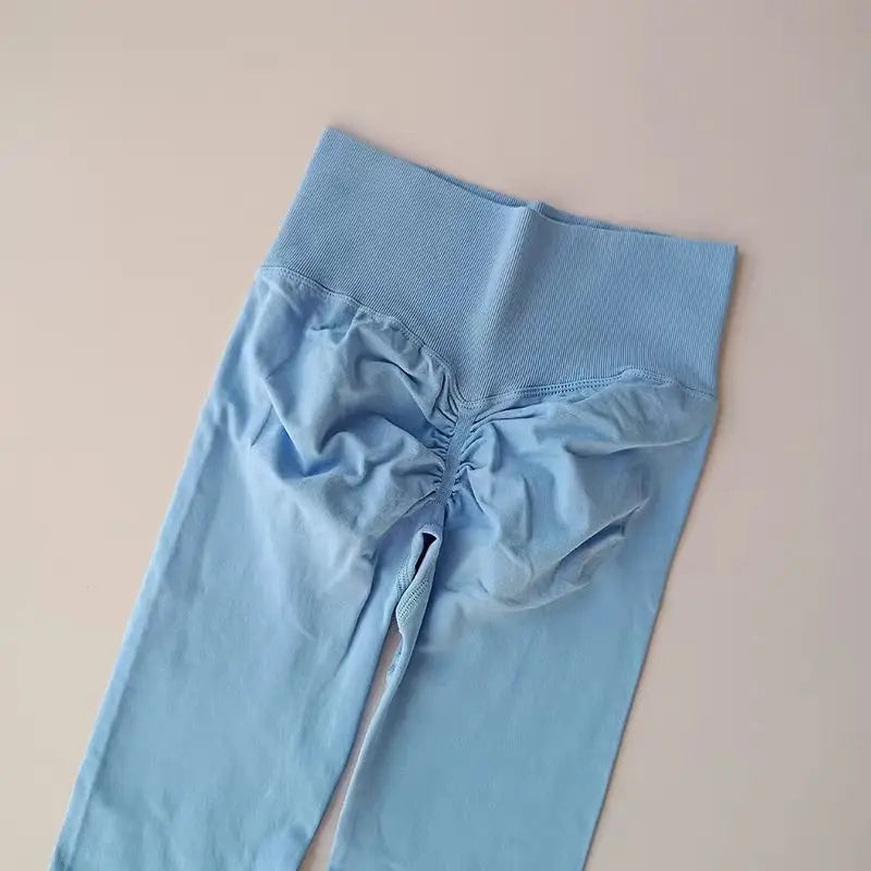 High Waist Seamless Yoga Leggings for Women Push-Up Sport Fitness Workout Scrunch Butt Tights Running Hip Lift Elastic Gym Pants