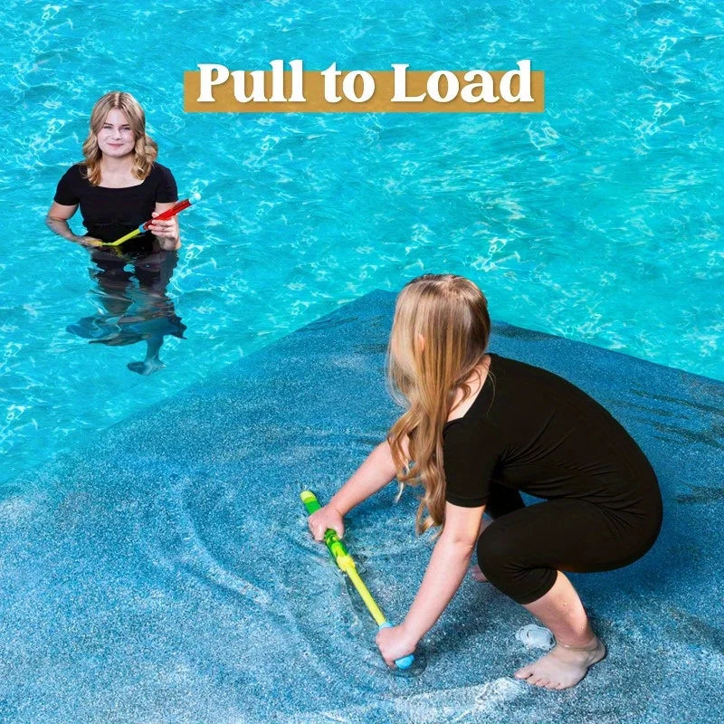 JOYFY 18 Pcs 16.5'' Water Gun Set Super Soaker Blaster Squirt Guns for Summer Swimming Pool Backyard Game Fighting Play Pool Toy