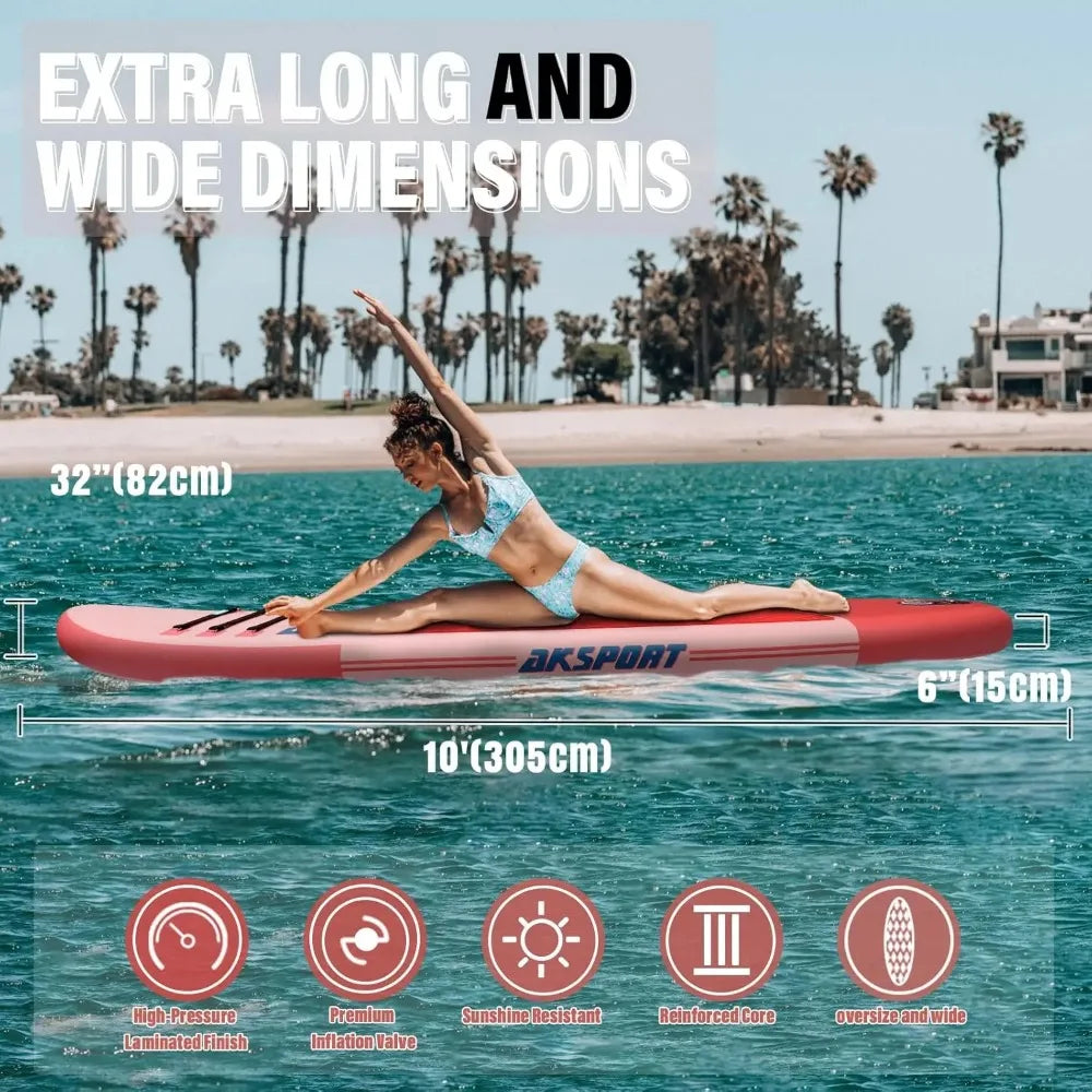 Inflatable Stand Up Paddle Board with Premium SUP Board Accessories,Inflatable Paddle Boards for Youth & Adult