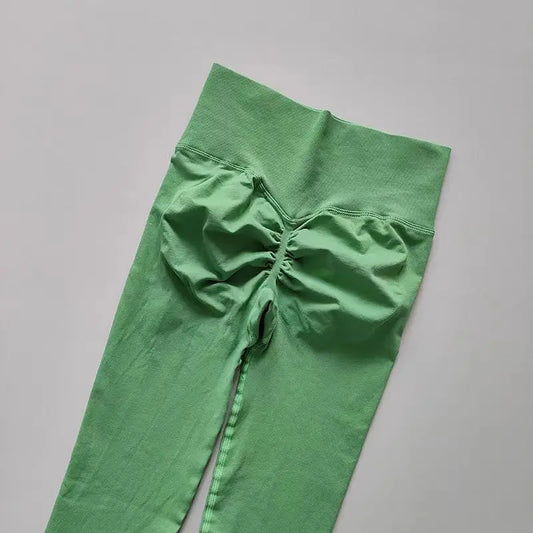 High Waist Seamless Yoga Leggings for Women Push-Up Sport Fitness Workout Scrunch Butt Tights Running Hip Lift Elastic Gym Pants