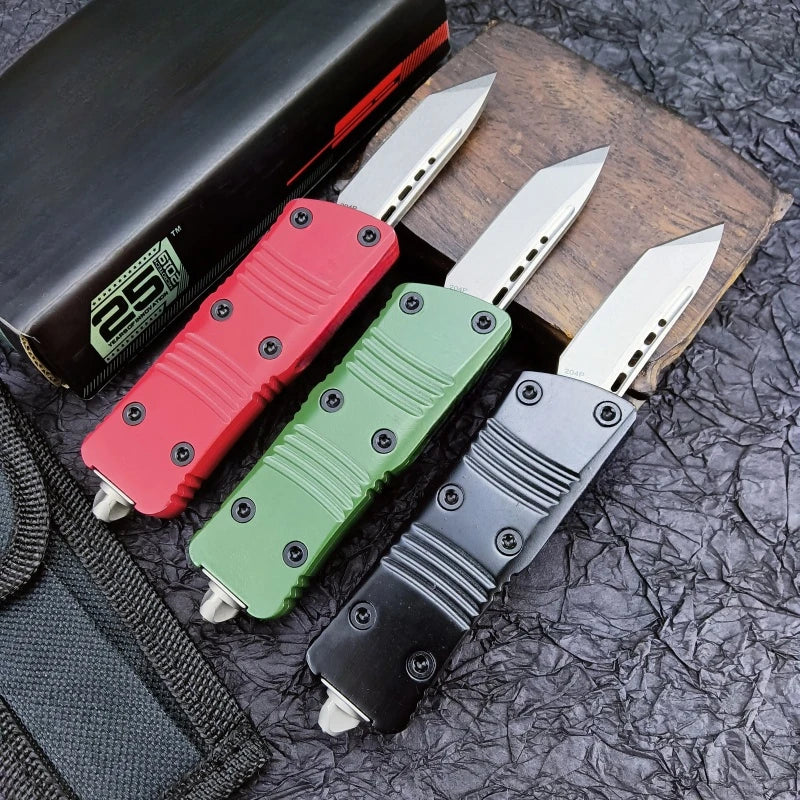 Micro Mini Knife Zinc Alloy Handle 440C Blade Outdoor Fishing Sharp Cut Manual Open Defense Easy To Carry Multi-purpose Tools
