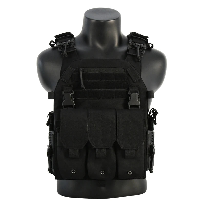 EMERSONGEARS 1000D Nylon Fabric Quick Releaseable  6094K tactical vest with Triple magazine pouch