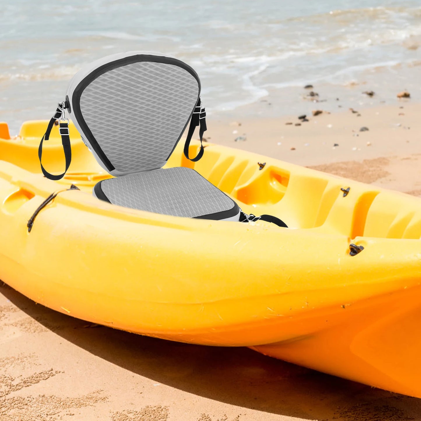 Kayak Seats, Thicken Seat Cushion for Kayak, Grey Padded Kayak Seat for Canoeing, Drifting, Rafting, Fishing