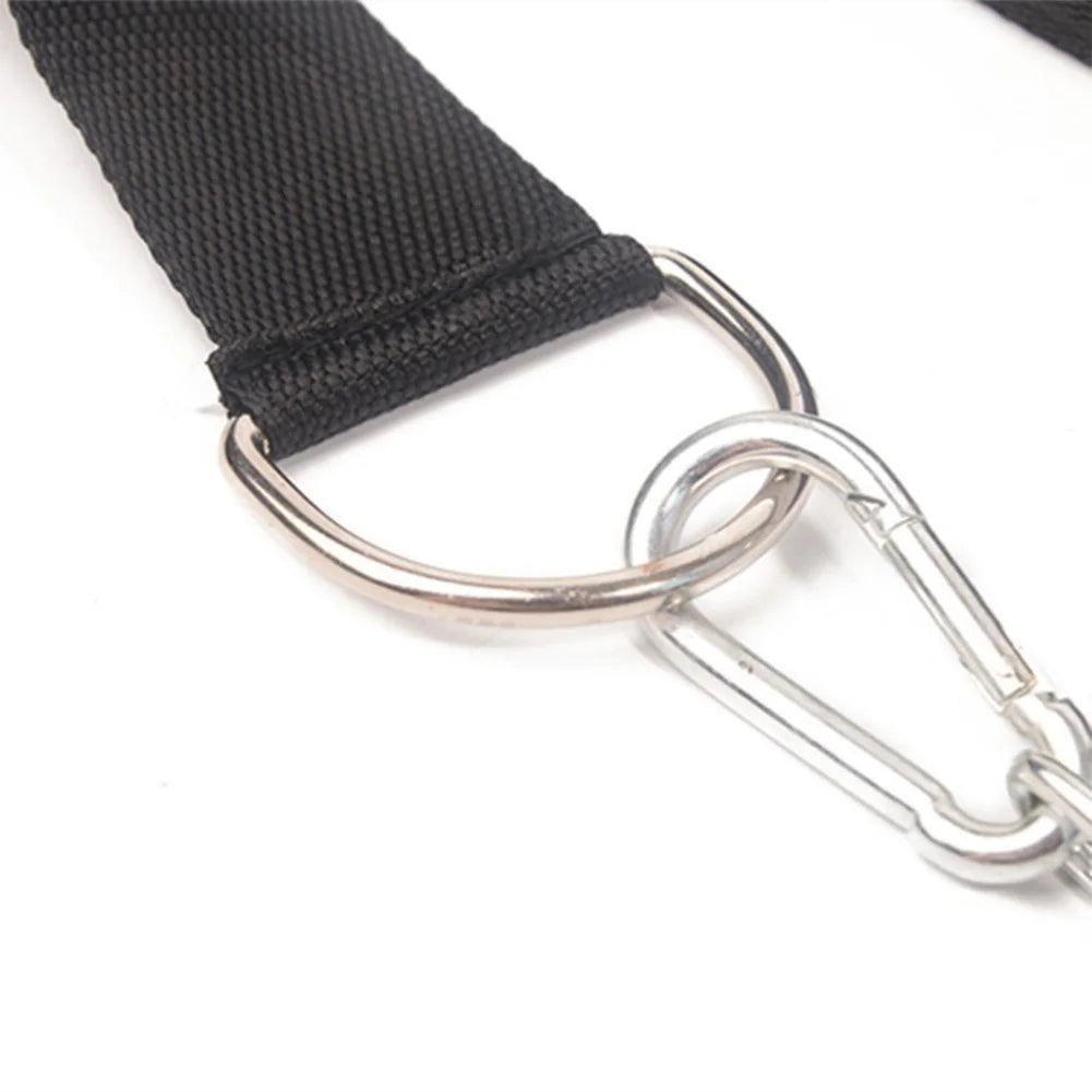 Head Neck Training Head Harness Exercise Strap Neck Harness with Steel Chain Neck Muscle Power Training