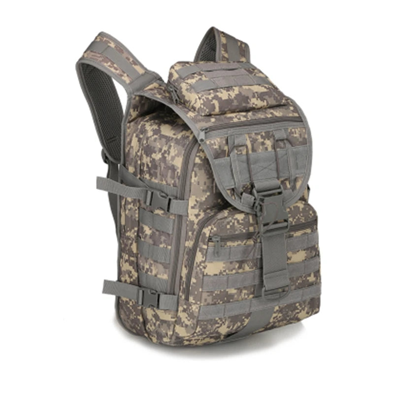 40L Military Tactical Army Backpack Men Outdoor Climbing Hiking Travel Camping Sport Backpack Camouflage Survival Backapck