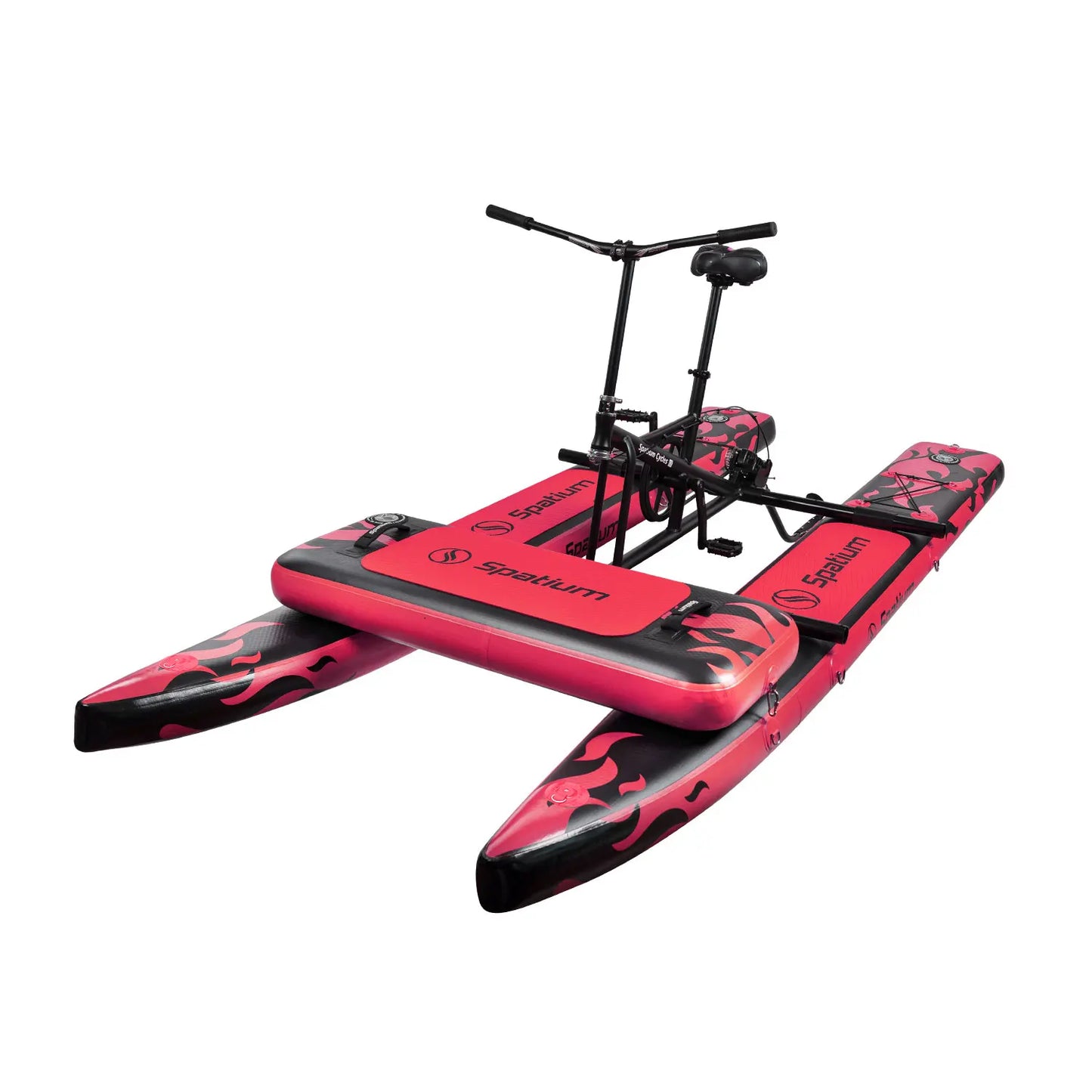 Spatium Sup Water Bike 2.0 Inflatable Pedal Boat Inflatable Pedal Kayak Water Bikes for Lake Fishing Pedal Boat More Stable