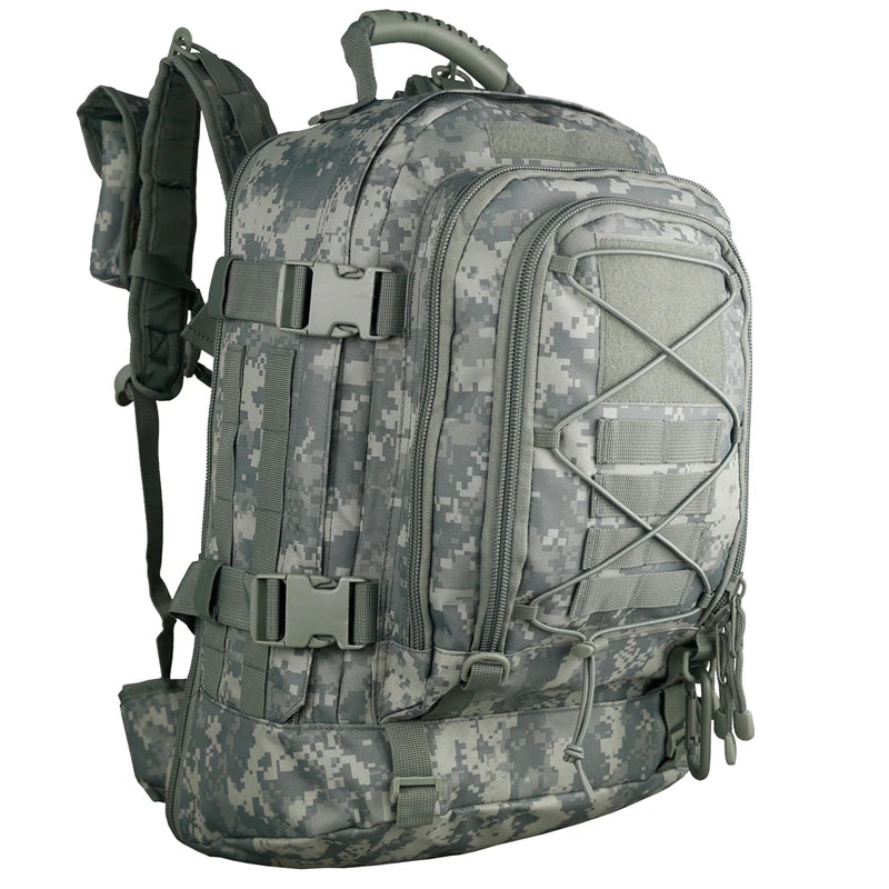 LQARMY 65L Outdoor Tactical Backpack Men's Outdoor Hiking Bag Large Capacity Military Army Bags Travelling Camping Rucksack