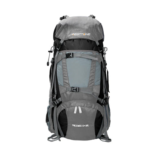 WESTTUNE 60L Explorer Internal Frame Backpack with Rain Cover Outdoor Backpack for Hiking Camping Backpacking Travel