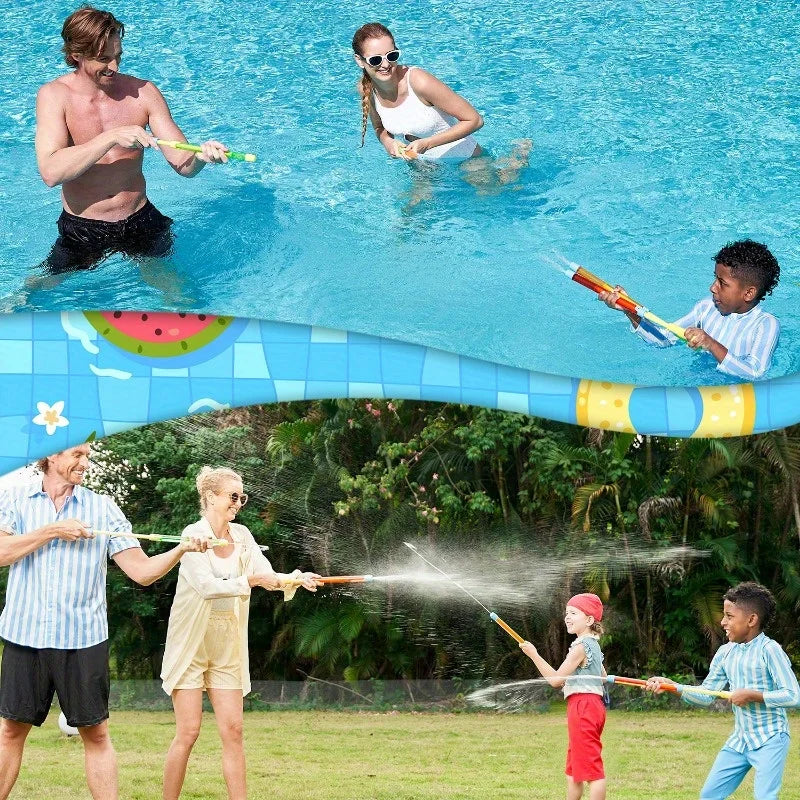 JOYFY 18 Pcs 16.5'' Water Gun Set Super Soaker Blaster Squirt Guns for Summer Swimming Pool Backyard Game Fighting Play Pool Toy