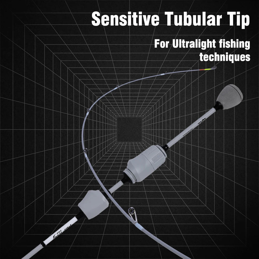 Mifine GHOST BLADE XUL Ultralight Spinning Rod 0.2-0.6g 30T Carbon Fiber Fuji Rings Tubular Tips for Trout Fishing Fast Action