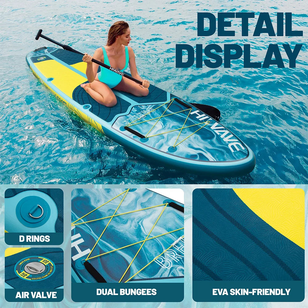 Myboat HIWAVE SUP Board 11’34‘’6‘’ Adult Standing Style Aquatic Inflatable Paddle Board With Accessories SUB Outdoor Games