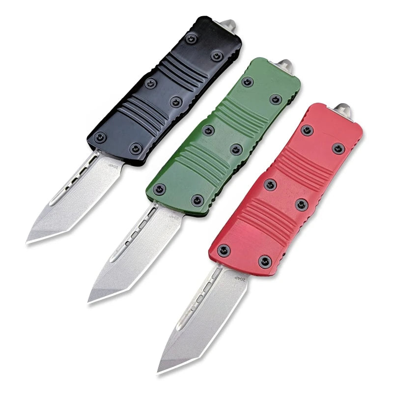 Micro Mini Knife Zinc Alloy Handle 440C Blade Outdoor Fishing Sharp Cut Manual Open Defense Easy To Carry Multi-purpose Tools