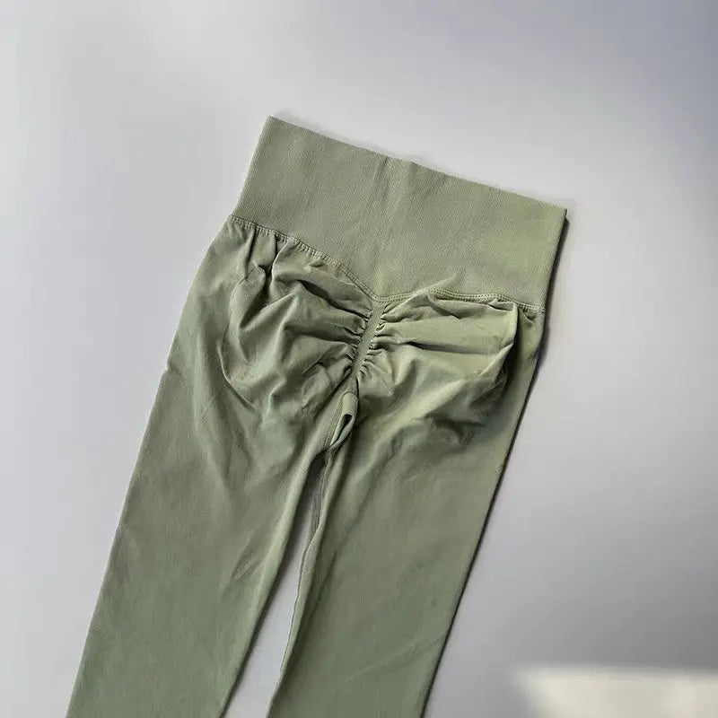 High Waist Seamless Yoga Leggings for Women Push-Up Sport Fitness Workout Scrunch Butt Tights Running Hip Lift Elastic Gym Pants