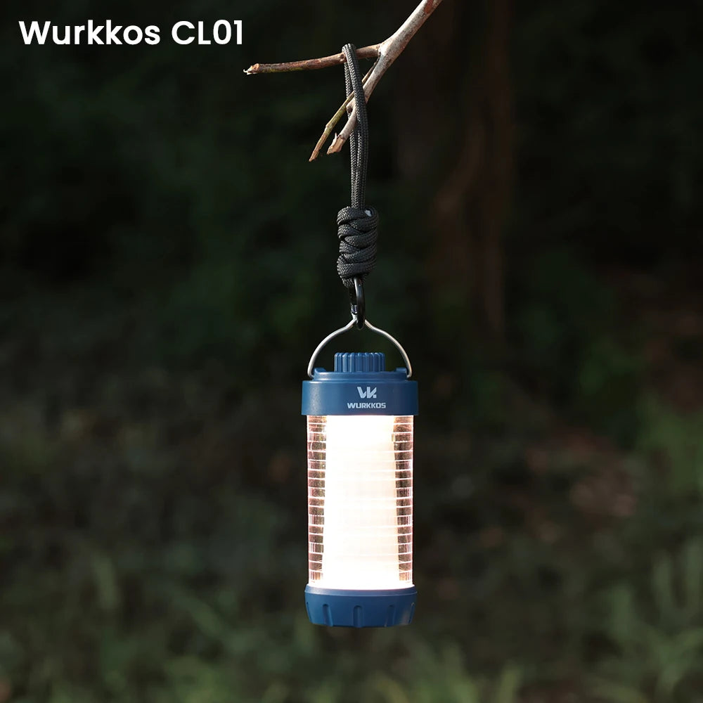 Wurkkos CL01 Camping Light 550 Lumens 18650 Rechargeable LED Flashlight Mini Magnetic Light