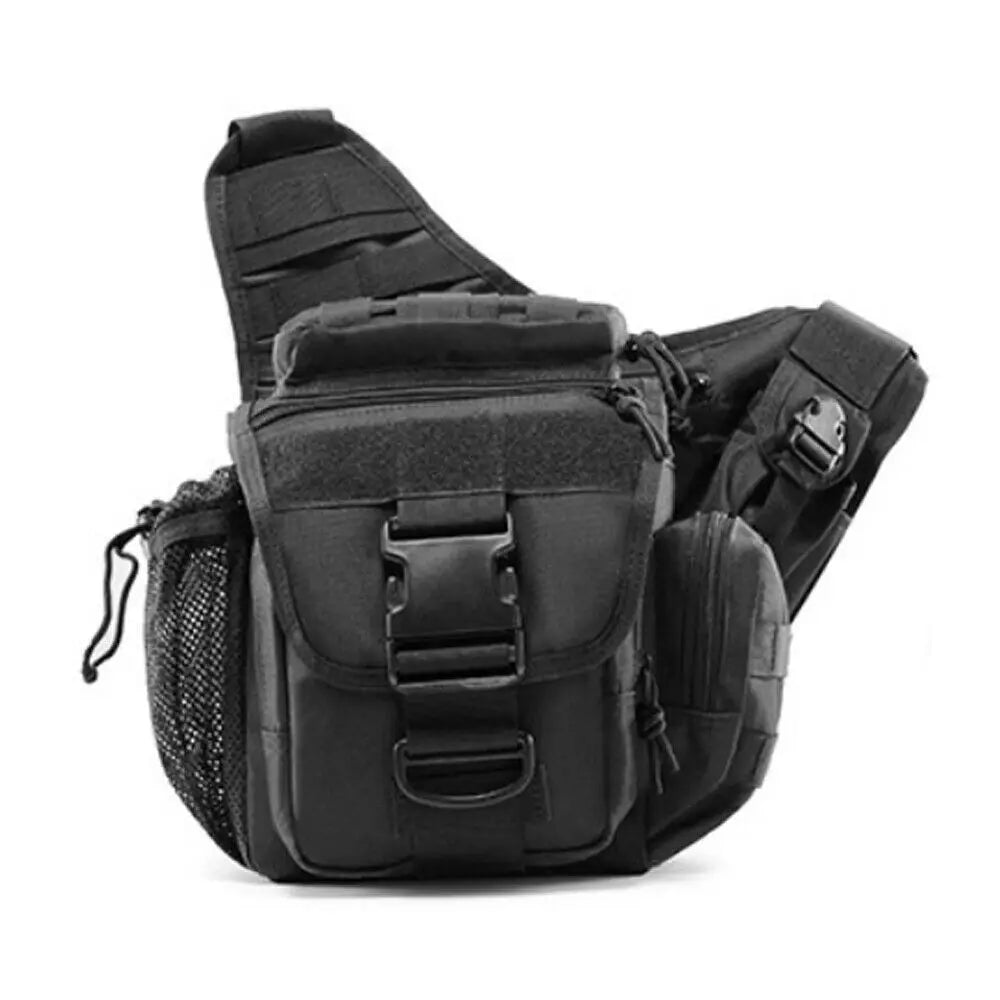 Outdoor Men Tactical Shoulder Bag Sling Chest Pack Military Molle Backpack Pouch Messenger Fishing EDC Sling Bag Utility Bag