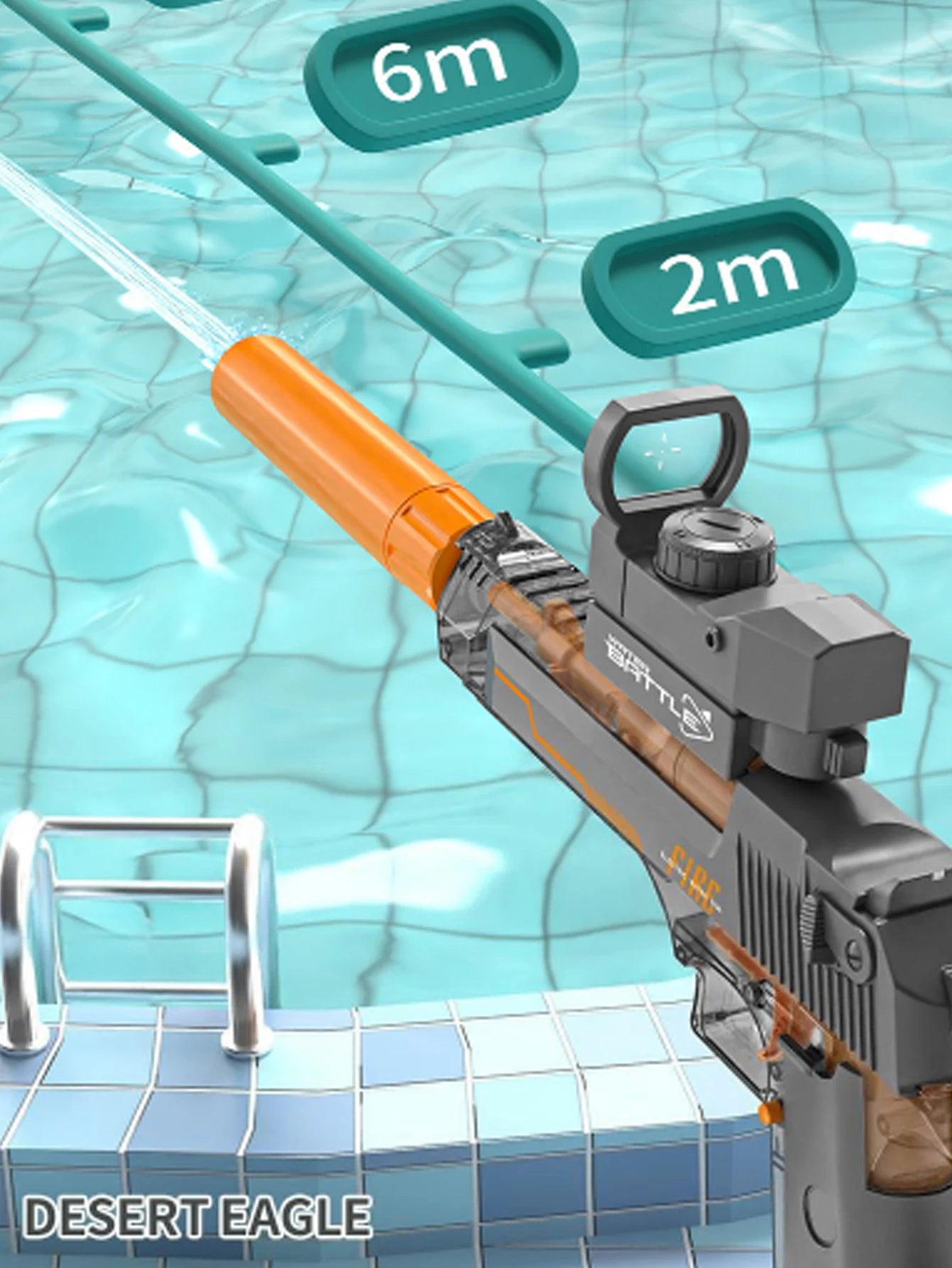 Children High Pressure Electric Water Gun Toys Summer Outdoor Beach Pool Garden Fight Games Kids Automatic Bursts Watergun Gifts
