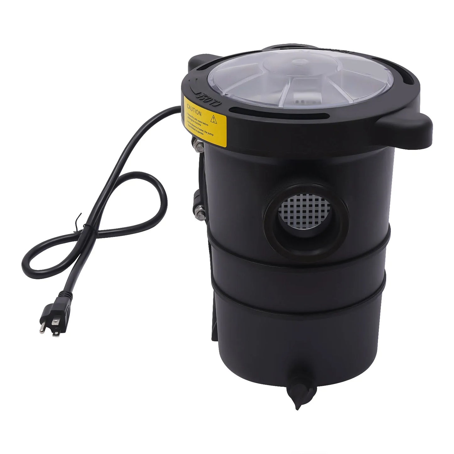 Keep Water Crystal Clear! 2HP Pool Pump with Copper Motor, 1500W Powerful Circulation for Swimming Pools, Spas and Hot Tubs