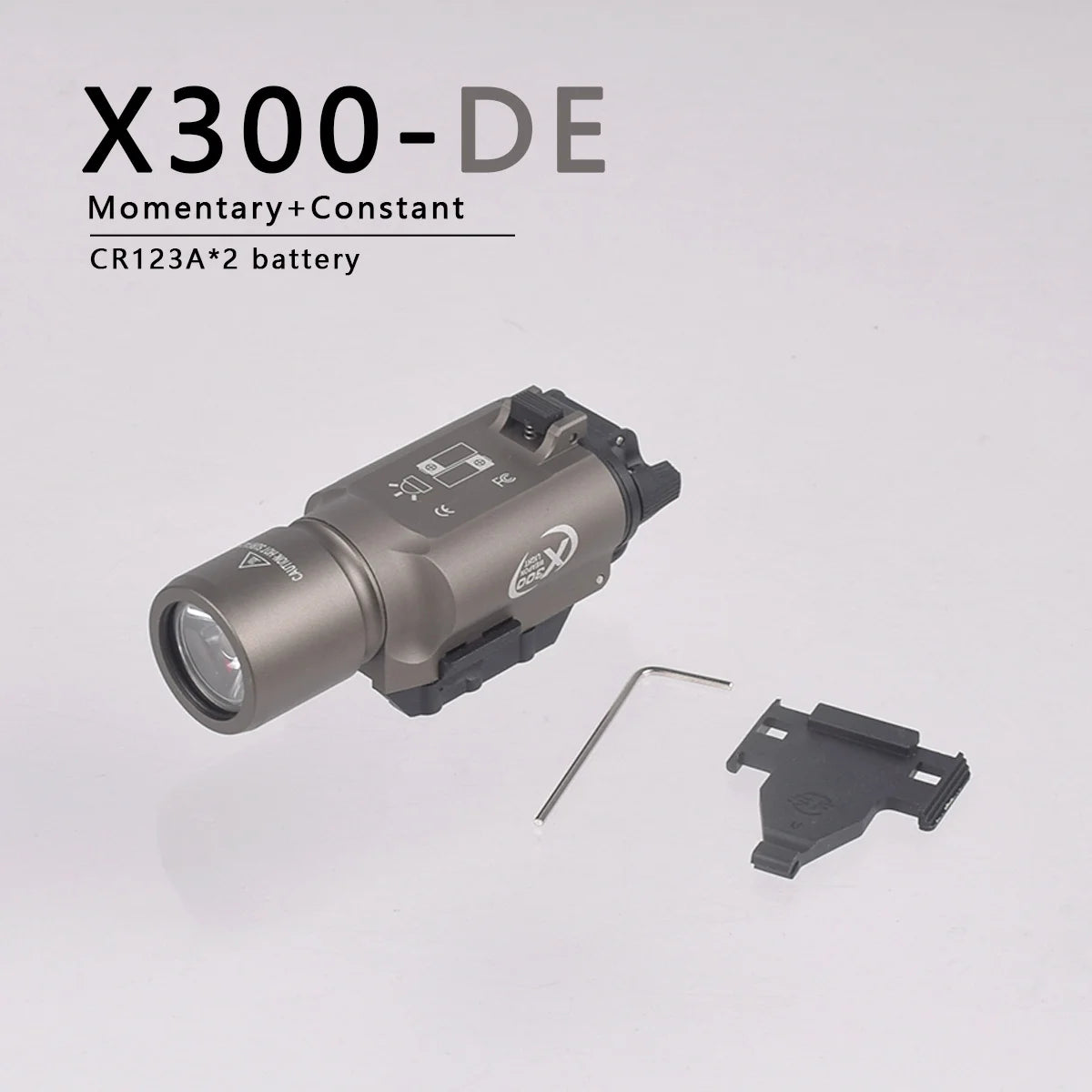 Surefire M600C M600 M300 X300 Ultra Tactical Scout Light Airsoft Rifle Weapons Flashlight Picatinny Mount Hunting for Olight