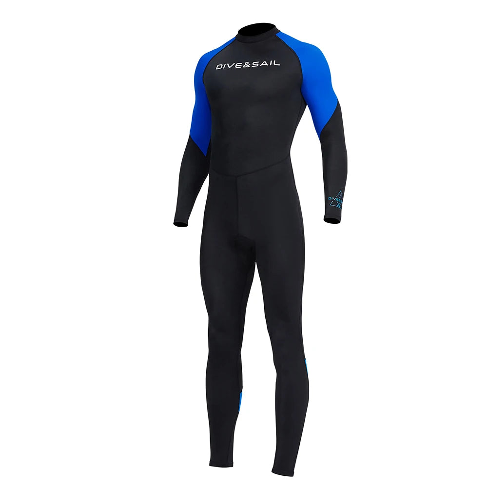 Men Diving Skin Clothes with Zipper Sunscreen Snorkeling Surfing Swimsuit Elastic Anti-scratch Breathable Water Sports Equipment