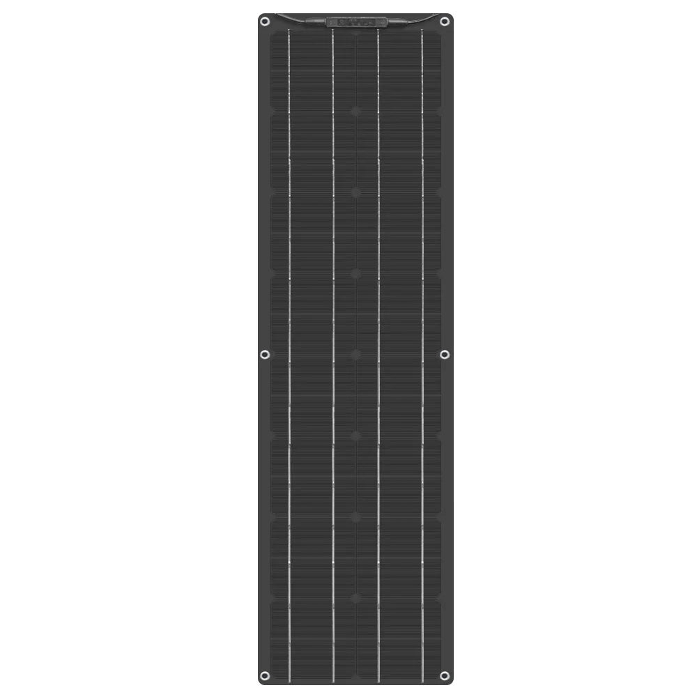 WUZECK Flexible Solar Panel kit 50 Watt  PV Module 100 Watt 12V 24V Solar cable Cell home outdoor Car Boat Battery camping trip