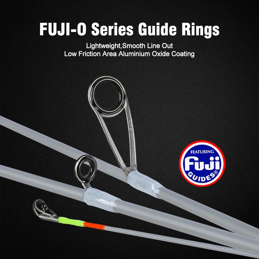 Mifine GHOST BLADE XUL Ultralight Spinning Rod 0.2-0.6g 30T Carbon Fiber Fuji Rings Tubular Tips for Trout Fishing Fast Action