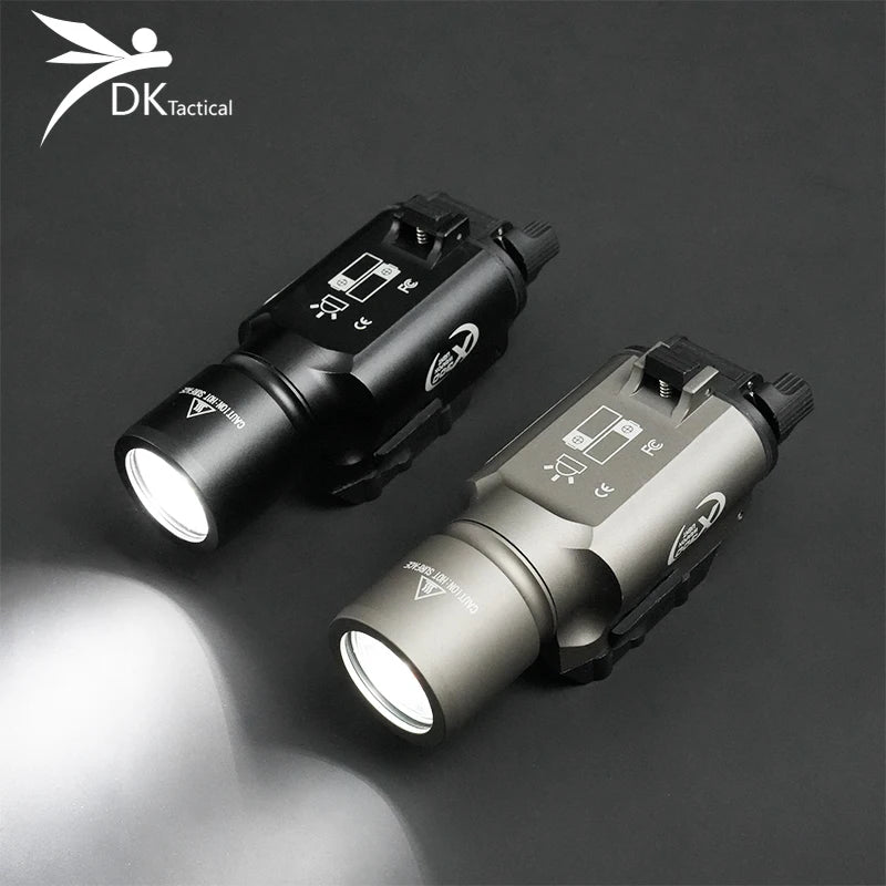 US Warehouse Tactical SF X300 X300U M600C M300 Flashlight Hunting Weapon Scout Light Airsoft Lamp Accessories Fit 20mm Rail