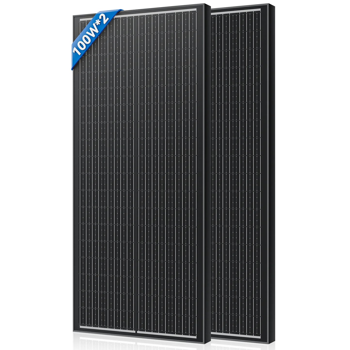 WERCHTAY 12V 400W/200W/100W 18BB Rigid Solar Panel Monocrystalline Silicon N-Type Solar Cells Waterproof  Camping/Home/RV